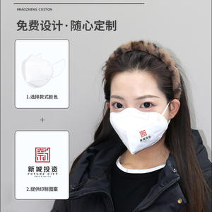 หน้ากาก KN95 แบบพับได้ 3 มิติ ปรับแต่งได้ พร้อมวาล์ว ป้องกันฝุ่นและแก๊ส สีขาว สำหรับผู้ใหญ่ ใช้ในงานอุตสาหกรรม - Product Image 3