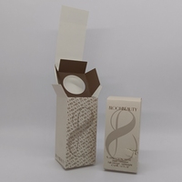 Petites boîtes cosmétiques pour lotions, logo personnalisé, bande de scellage à déchirer, 30ML 50ML, emballage pour soins de la peau, pelliculage mat, gaufrage éponge