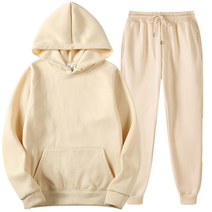 Vêtements pour hommes – Sweats à capuche et pulls molletonnés pour hommes – Ensemble de sweats à capuche vierges surdimensionnés et épais avec impression graphique personnalisée OEM - Product Image 1