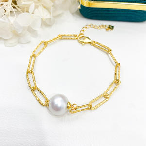 S925 Pure <b>Silver</b> DIY Pearl Accessory <b>Set</b> 9282 Fashion Gold/<b>Silver</b> <b>Necklace</b> <b>Bracelet</b> Stand Empty-9282 - Product Image 4