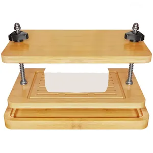 Bamboo Cheese Press Mould Extra-Firm Bamboo Tofu Press Mould For Tofu and Cheese