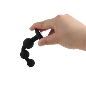 Wholesale Anal Bead With Crystal Silicone Butt Plug Adult Masturbation Sex Toy for Male and Female Flirting Fun for Gay Couple - Product Image 4