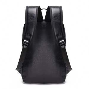 Sac à dos d'étudiant universitaire personnalisé OEM, unisexe, en cuir, imperméable, décontracté, randonnée, voyage, affaires, sac à dos pour ordinateur portable pour hommes - Product Image 3