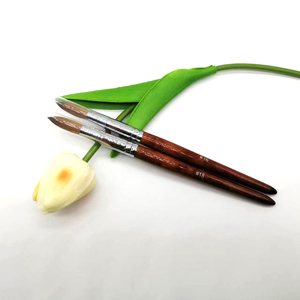 Pinceau à ongles en poils de Kolinsky 100% pur avec manche en bois, différentes tailles personnalisées, pinceau de qualité supérieure pour la manucure et l'art des ongles en salon - Product Image 2