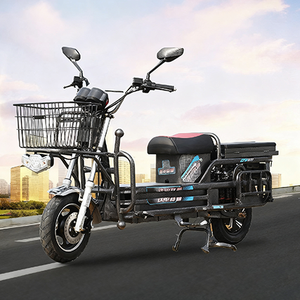 African Heavy Duty 2 Wheel Mini Family <span class=keywords><strong>E</strong></span>-bike avec chargement frontal 16 Inch Long Tail Electric Cargo <span class=keywords><strong>E</strong></span> Bike for Express - Product Image 2