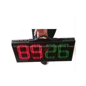 Papan pengganti sepak bola led tunggal