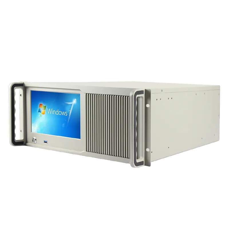 LCDディスプレイ付き3.5インチHDDラックマウントMATXシャーシサーバー4uを備えた産業用PC4Uサーバーケースの製造