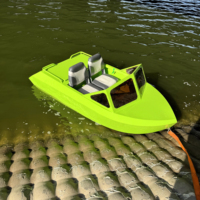 Bateau électrique à deux places, jet-ski 20KW pour la navigation panoramique, le tourisme, le commerce extérieur, le divertissement interactif