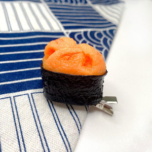 KI liangpeng Aliments ludiques et de simulation : œufs de poisson japonais, oursins, sushis, épingles à cheveux, pinces à cheveux, accessoires, sid - Product Image 4