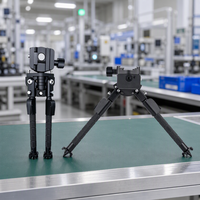 Accessoire de support de caméra en alliage d'aluminium réglable de 6 à 9 pouces pour prise de vue à 360 degrés
