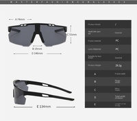 2024 populaire sport vélo vtt lunettes de soleil personnalisé cyclisme lunettes Anti UV lentille interchangeable disponible vert rouge cadre couleurs