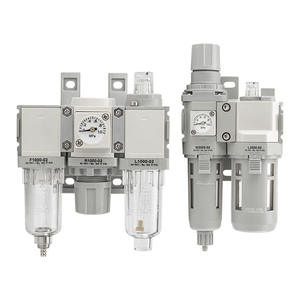 ตัวปรับแรงดันลมแบบนิวเมติกคู่ รุ่น L/C1010/2010/3010/4010-01/02 สำหรับเครื่องจักรงานไม้ - Product Image 1