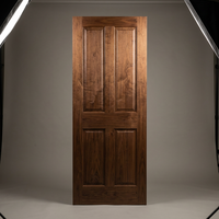 Porte intérieure Shaker en MDF certifiée FSC, peignable, pour projets hôteliers et d'appartements haut de gamme, ODM
