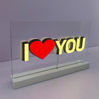 Nouvelle conception de panneau d'affichage LED personnalisé pour magasin, autoportant, multi-scènes, télécommandé, en ABS acrylique, pour bureau