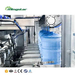 Mingstar Good Quality Small Scale 5 Gallon 20 Liter Bottled Water Packing Filling Machine