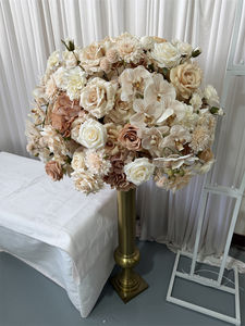 IFG 2026 Impresionante Diseño Floral Otoñal para Bodas, Arreglo de Flores Artificiales en Color Marrón Geige para Decoración de Eventos de Boda - Product Image 3