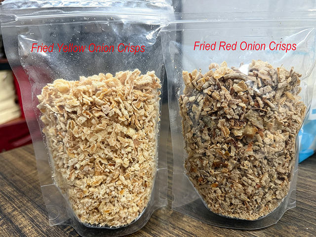 1kg/bag Fried Red Onion Crisps for Catering Industry and Food Manufacturing