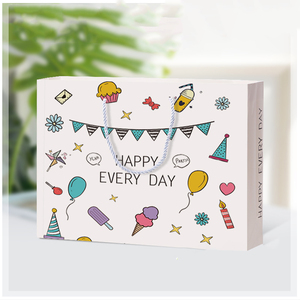 Sang Trọng Tùy Chỉnh Thiết Kế Mang Nhãn Hiệu Chất Lượng Cao Carry Trắng Kraft Gift Paper Bag Với Logo Của Riêng Bạn - Product Image 2