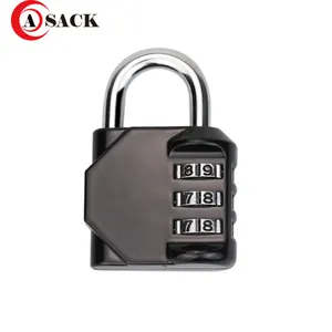 3 digit password waterproof for School Gym Locker, Sports Locker, Fence, Gate, Toolbox, Case, Hasp Storage padlock