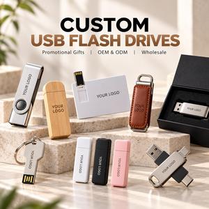 Memoria USB 4 en 1 con Logotipo Personalizado, Llavero Portátil con Interfaz Múltiple para Smartphone y PC - Product Image 5