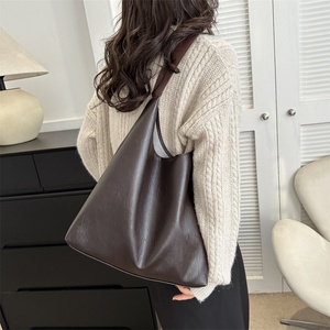 Bolso de Hombro y Axila de PU Texturizado de Color Sólido, Moderno y a la <span class=keywords><strong>Moda</strong></span> para Mujer, Novedad <span class=keywords><strong>2023</strong></span> - Product Image 3