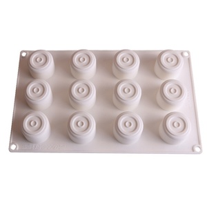 Moule à gâteau en silicone cylindrique, résistant au four, pour la cuisson de mousses, moule à chocolat DIY, qualité alimentaire, antiadhésif, réutilisable - Product Image 4