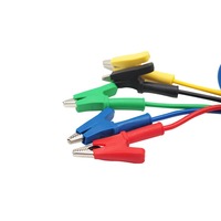 15Amp Alligator Clip Copper Conductor PVC Insulated Test Lead Set for Multimeter Probe