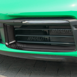 Para Porsche 911 992 2019-2022, Cubierta Decorativa de Fibra de Carbono para la Entrada de Aire Delantera, Alerón Decorativo, Accesorios de Decoración para Automóviles - Product Image 6