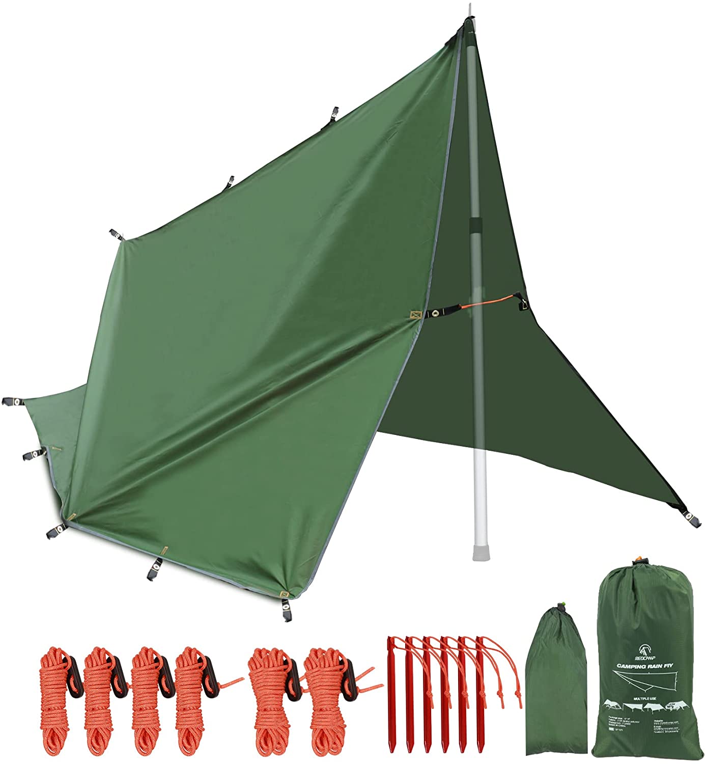 WOQI Tent Tarp - Durable, Lightweight, and Waterproof Shelter