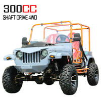 Quadricycle à essence 300CC à quatre roues motrices, UTV, ATV, voiturette de golf, buggy pour adultes