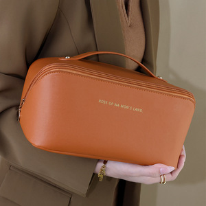 <span class=keywords><strong>2022</strong></span> mejor bolsa de maquillaje de gran capacidad bolsa de cosméticos de joyería de viaje Material de PU con cierre de cremallera - Product Image 5