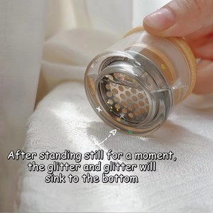 Nail Brushes Washing Cup Acrylic Nail Brush Cleaner Dish With Lid Easy Cleaning Portable Mesh Layered Nail Art Brush Washer - Product Image 3