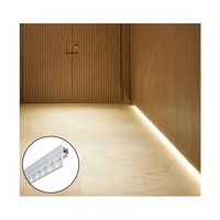 Profilé LED en aluminium encastré sans cadre pour éclairage linéaire architectural commercial dans les plafonds en cloisons sèches