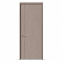 Porte intérieure moderne moulée pour bureau, avec surface facile à nettoyer, pour l'intimité et la décoration des salles de réunion