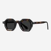 Lunettes de soleil de luxe pour femmes, de haute qualité, noires, UV400, style streetwear, de marque, en acétate, OEM