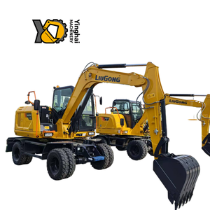 Nouvelle pelle sur pneus Liugong 908FW 8t, Chine, norme Stage 4, avec ligne de marteau hydraulique - Product Image 2