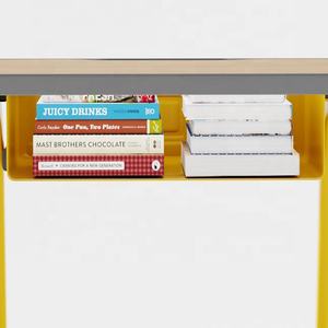 Ensemble bureau et chaise ergonomiques pour enfants, poste de travail individuel pour les devoirs avec rangement, en plastique et durable - Product Image 5