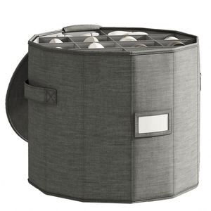 Stackable <b>Shoe</b> Organizer with Adjustable Compartments Circular Shape <b>Foldable</b> Feature Sustainable Materials for Closet Storage - Product Image 2