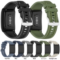 Kingmega Bracelet composite en silicone et nylon tissé pour montre Whoop 4.0