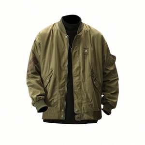 Vestes d'hiver pour hommes en polyester noir de haute qualité, design tendance, vente en gros, personnalisables - Product Image 2