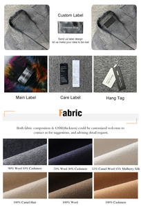 Jancoco fabbricazione all'ingrosso su misura di alta qualità elegante lungo doppio petto tasca in misto lana cappotto da <span class=keywords><strong>donna</strong></span> - Product Image 6