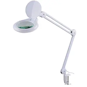 Cosmetic Magnifying Lamp Nail Salon Furniture Magnifying Glass Mobile Cosmetic Lamp Beauty Examination LED Loupe Lamp For Magnifying Lamp