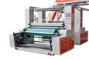 China ABA automático de tres capas 3000mm HDpe-Ldpe Pp Pe Pvc máquina de soplado de película retráctil <span class=keywords><strong>Polystar</strong></span> extrusora de película de laboratorio de plástico - Product Image 3