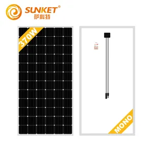 SUNKET 72 الخلايا الشمسية لوحة شمسية أحادية 370W 380W 390W 400W سعر PERC وحدة