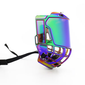 Professionale di alta qualità <span class=keywords><strong>Hockey</strong></span> su ghiaccio attrezzatura protettiva Full <span class=keywords><strong>Face</strong></span> visiera con ghiaccio <span class=keywords><strong>Hockey</strong></span> gabbia Revo verde giocatore maschera - Product Image 3