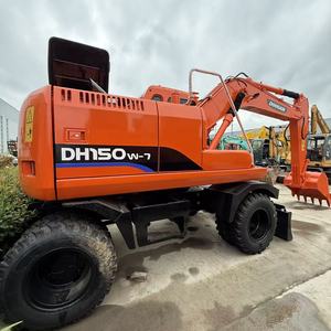 Excavadora de Ruedas DOOSAN DH150 de 15 Toneladas, 100% Lista para Trabajar, Certificación CE y EPA, Motor, Bomba, Caja de Cambios, Engranajes y Rodamientos Usados, 2025 - Product Image 2