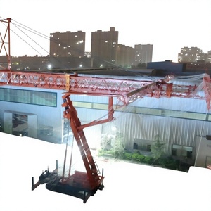 Plateforme hydraulique sur chenilles 8T 150HP HuaEagle Diesel pour la pose de tuiles en hauteur sur toitures de bâtiments à structure métallique - Product Image 1