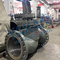 Válvula de Compuerta de Acero Inoxidable 13% Cr, -46 ° C ~ 425 ° C, API 6D, RTJ (Junta Tipo Anillo), Roscado