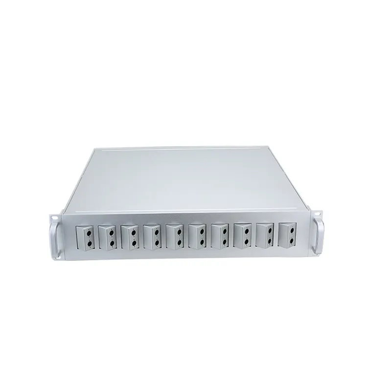 Aangepaste Metal Server Rack 2u Elektronische Controle Behuizing 19 Inch Aluminium Profiel Frame Industriële Pc Case