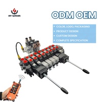 Hy-waloil DCV60 Series Loader Joystick mono-lock hydraulique directionnel électrique sectionnel télécommande Valve